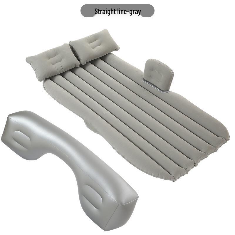 Folding SUV Inflatable Car Bed - PVC Flocking Travel Mattress