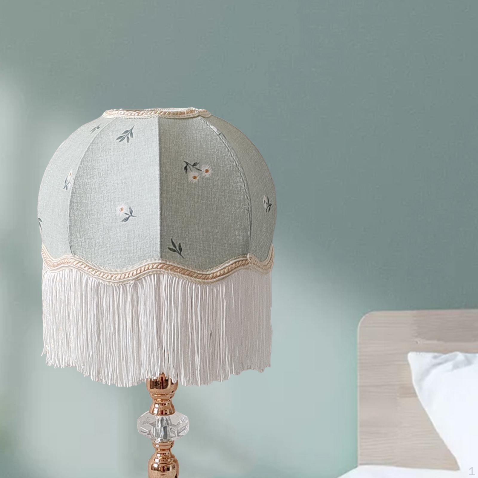 

Абажур для прикроватной лампы, тканевый чехол для напольного светильника с кисточками для кабинета в кафе Style B