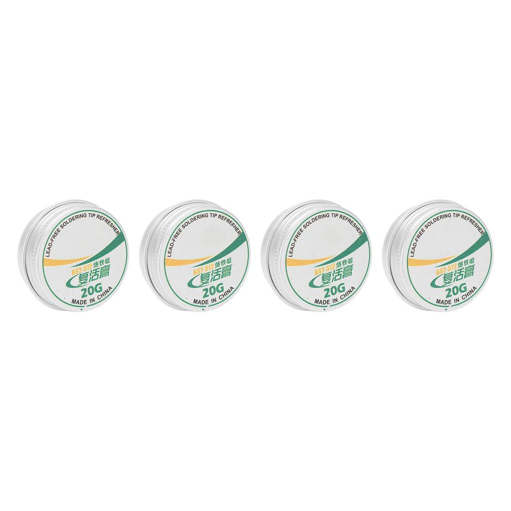 4Pcs Soldering Tip Refresher Clean Paste Tin Powder Resurrection Paste for Oxide Solder Iron Head