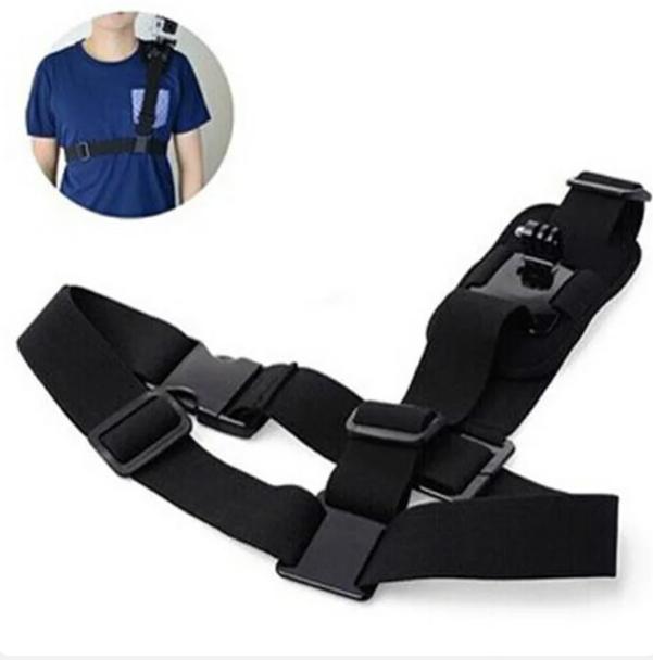 Gopro Accessories Shoulder Strap Mount Harness for Gopro Hero12 11 10 9 7 5 4 3 2 SJ4000 Eken H9 Camera Chest Harness Belt Adapter