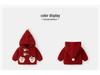 Kaka Panda Boys Christmas Outfit: Padded Jacket & Velvet Pants for Warm Winter Wear
