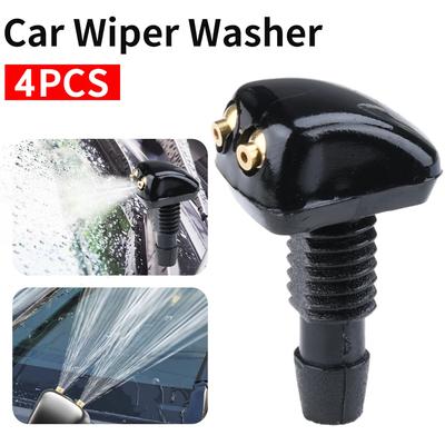 Car Windshield Wipers Washer Spray Nozzle Fits Most Car Models Car Dual Holes Car Wiper Water Spray Jet Wiper Accessories
