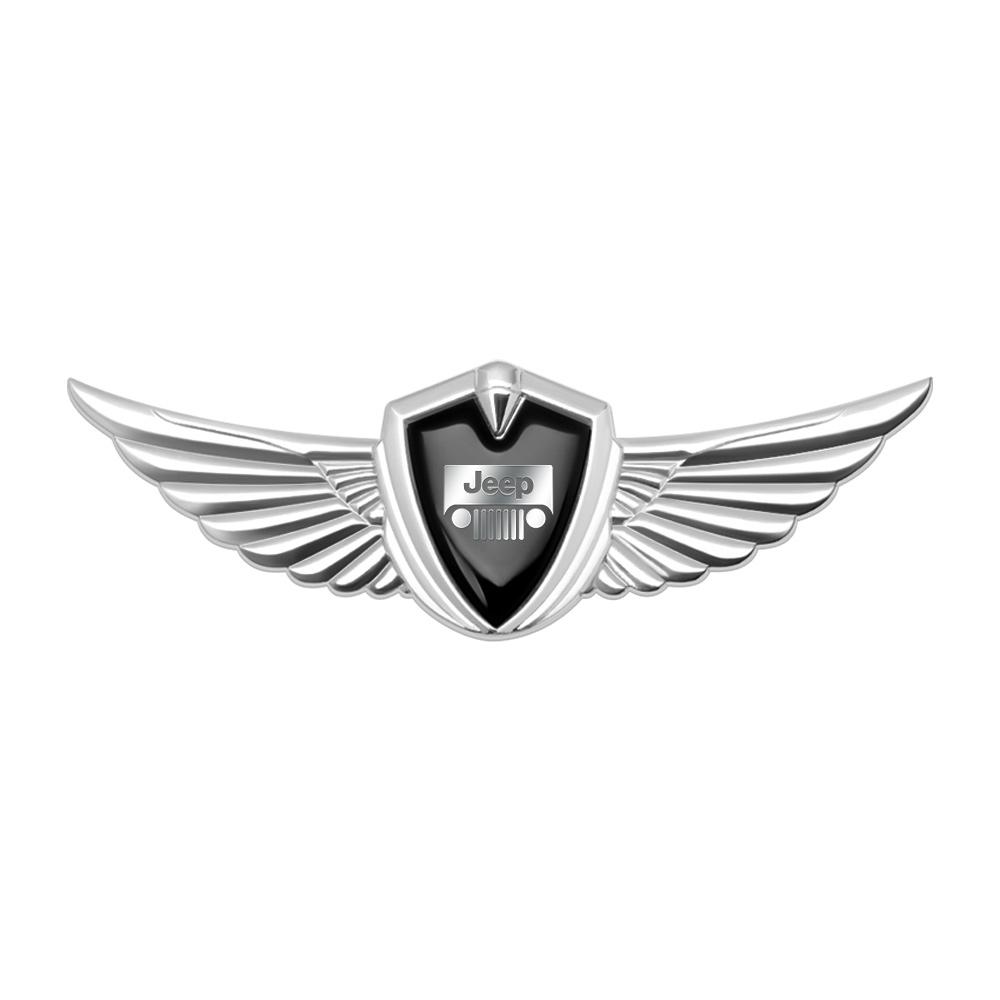 3D Metal Car Body Stickers Auto Badges Styling Decoration Accessories For Jeep Renegaed Compass Grand Cherokee Wrangler Rubicon