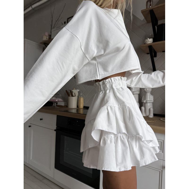 Summer New High-Waisted Ruffle Girls Cake Skirt Casual Skirts For Women