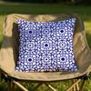 Traditional Blue and White Porcelain Cushion Cover Soft Reversible  Durable Pillow Cover  for Home  Car Daily Comfort