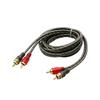 Heavy Duty 2 Male To 2 Male Amplifier Sound Cable 2RCA Sound Splitter Cable Sound Cord for Amplifiers Car Sound Speaker