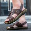 Ventilate Men's Sandals and Slippers for Summer Walking Men's Comfort Sandals Adult Soft Sole Beach Shoes Non-slip Open-toe