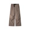 Woven Sports Mid Waist Loose Fit Casual Pants Women Bottoms L226W044-05QR