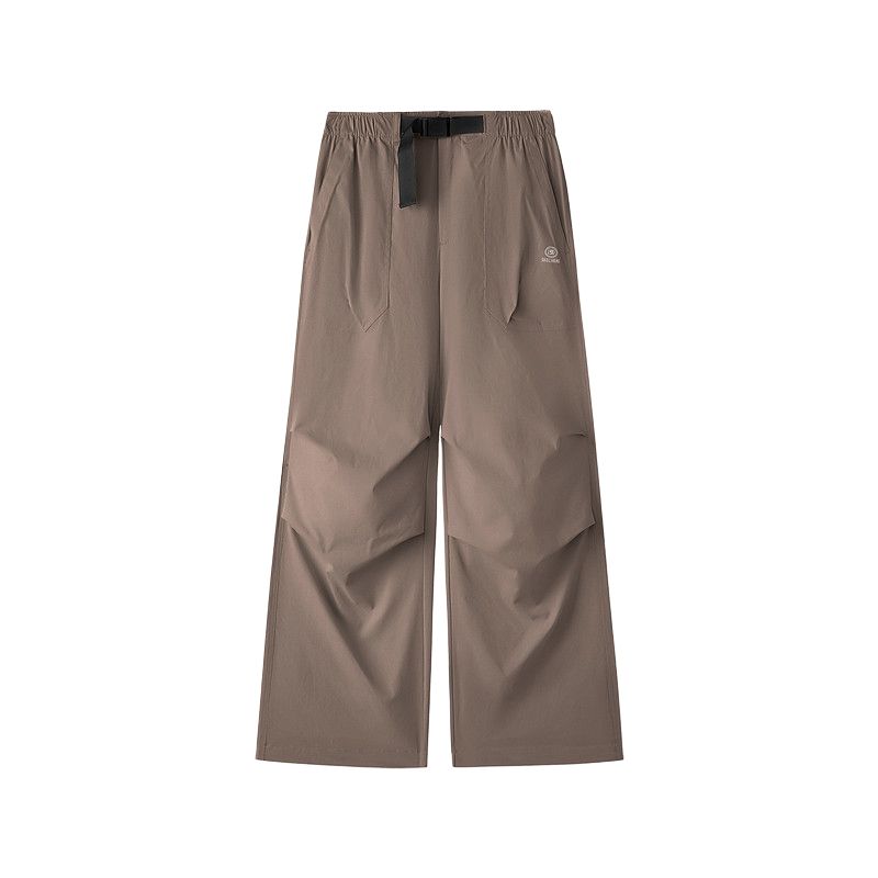 Skechers Woven Sports Mid Waist Loose Fit Casual Pants Women bottoms L226W044-05QR S