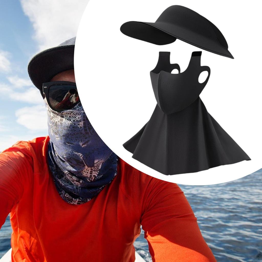 Sun Hat Face Cover Breathable Cooling Protection Summer Covering Women for Sightseeing