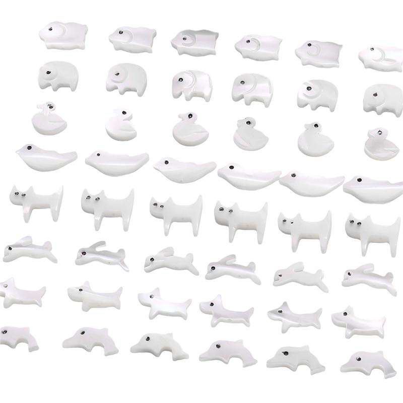 Natural Shells Cute Animal Charms For DIY Necklace Bracelet Earrings Jewelry Making