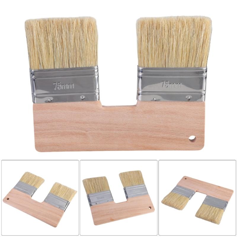Comfortable Grip Double Ended Wall Paint Brush Construction Tool Smooth Application Suitable for Artists DIY Enthusiasts