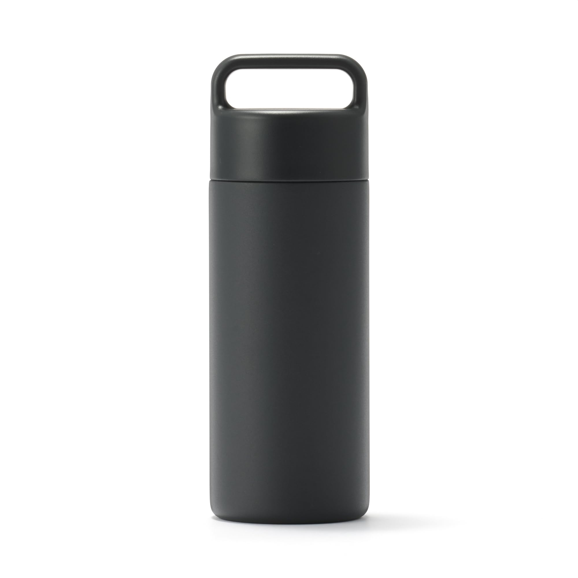 

MUJI Vacuum Insulated Insulated Bottle with 76049036 Handle, 350mL, Black, чёрный