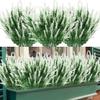 30pcs Artificial Plastic Plants Multicolor Lavender Vase Home Decora Wedding Bridal Bouquet Household Product Diy Outdoor Garden