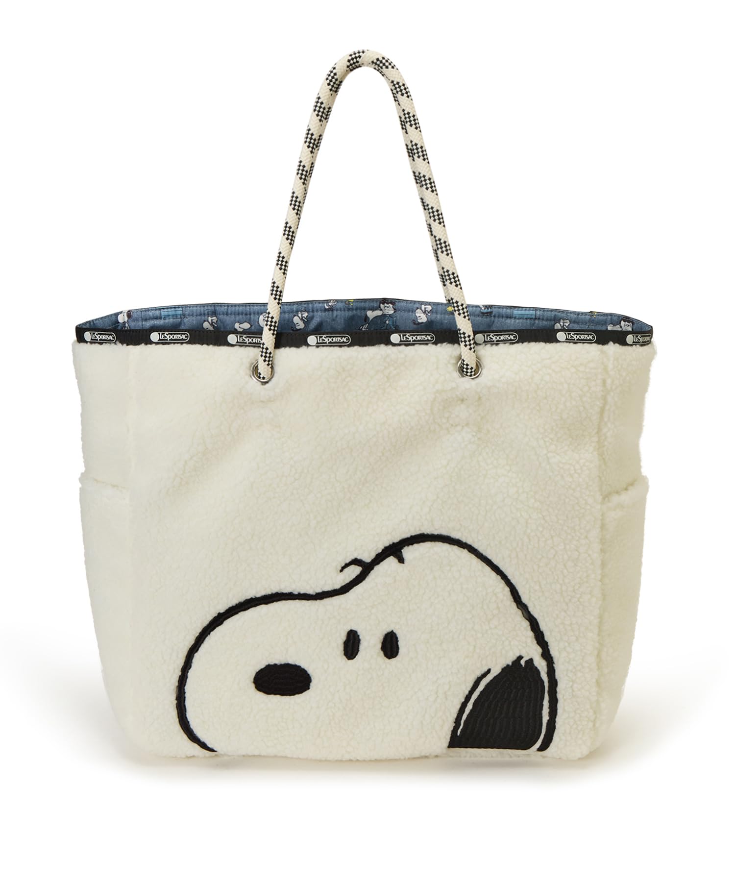 

LeSportsac Official Large Tote Snoopy W 2-Way Bag/1113 Women s 2-Way