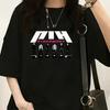2026 Summer Fashion Trendy Tee Men Women Vintage Top Hip Hop Streetwear Oversized Tshirt Style T Shirt Featuring A Black