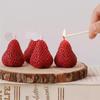 Handmade Strawberry Scented Soy Wax Candle - Cute & Creative Birthday Party Favor