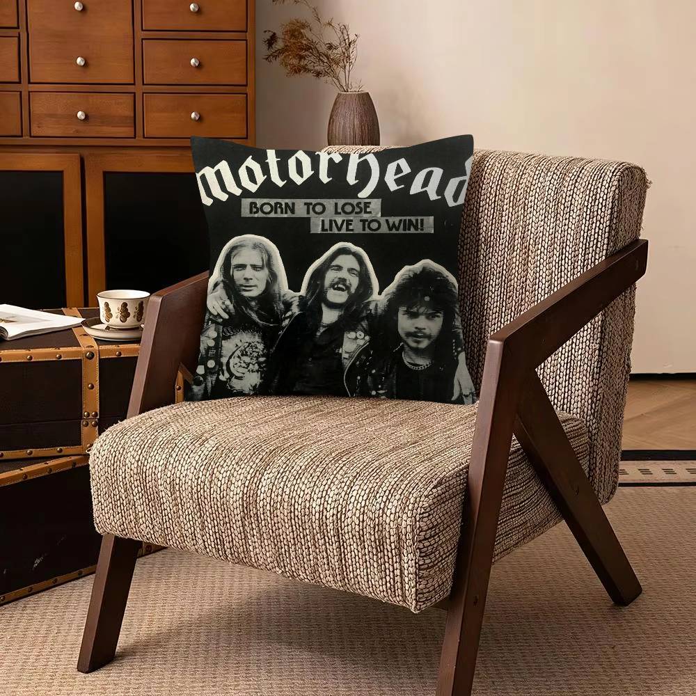 Rock Band MMotorhead Cushion Cover Pillowcase Upholstery Sofa Throw Pillow Home Decor Pillowcas