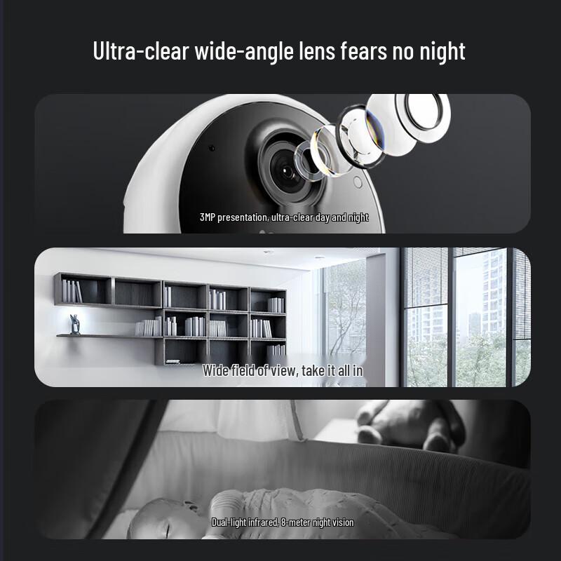 EZVIZ CB1 3MP 4G Dual SIM Indoor Battery Camera (CN version)