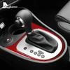 For Seat Leon 2005 2006 2007 2008 2009 2010 2011 2012 Real Soft Carbon Fiber LHD RHD Car Gear Shift Panel Sticker  Accessories