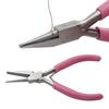 Cute Pink Anti-slip Splicing &Fixing Jewelry Pliers Tools for Jewelery Making