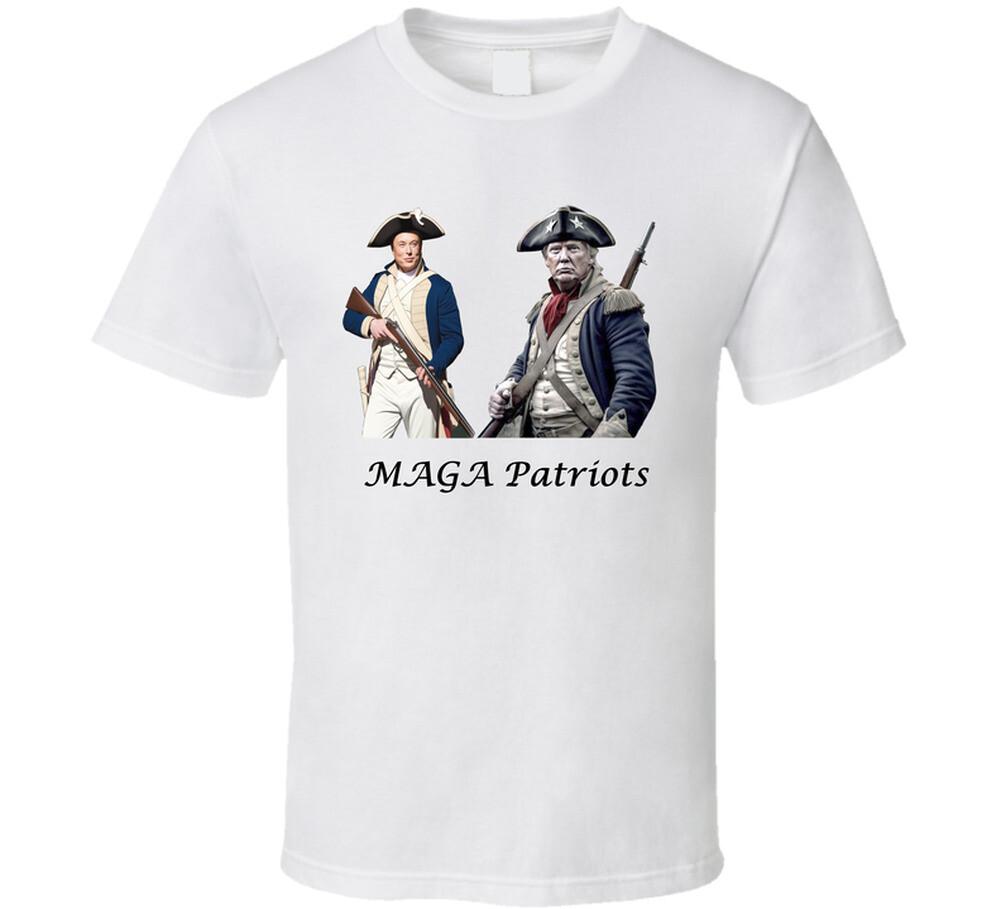 President Donald Trump Elon Musk Tee Maga Patriots Unisex New Doge 2024 T Shirt S