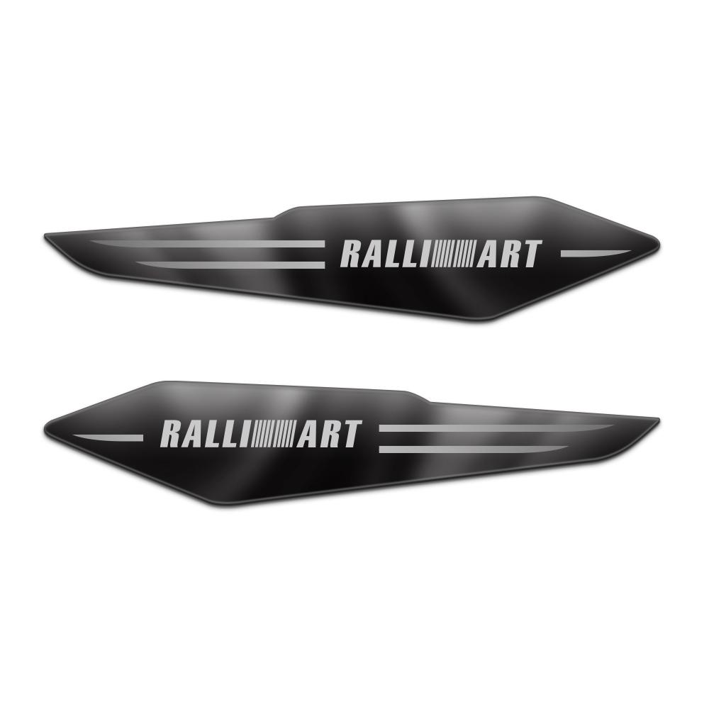 

2pcs Car Fender Metal Side Label Body Reflective Stickers Cover for Mitsubishi Pajero Sport ASX Lancer L200 Attrage Xpander EVO