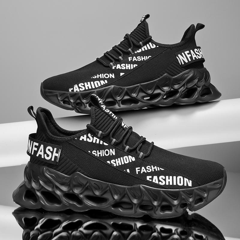 MAEDEF Men Sports Breathable Running Sneakers For Men Lightweight Mesh Tennis Shoes Non Slip Walking Shoes Outdoor Gym Training