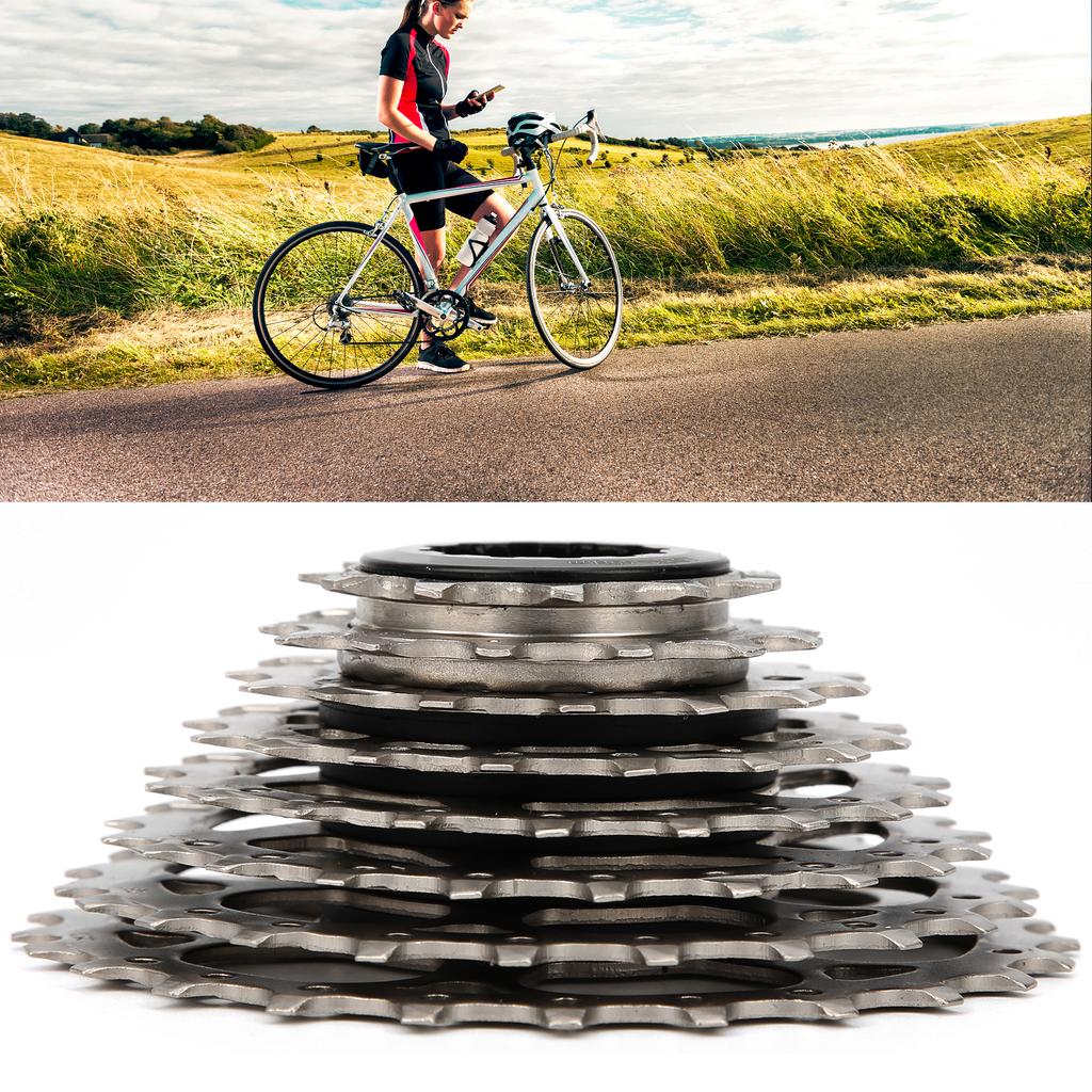 Road Bike Freewheel 8 Speed 25T Cassette ChromiumMolybdenum Steel Sprocket Accessories