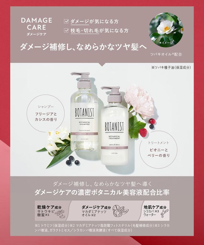 Lucky BOTANIST Lucky Bag Shampoo Treatment Body Soap 6 Piece Set Damage Care [2025 Bag] [Web Only]