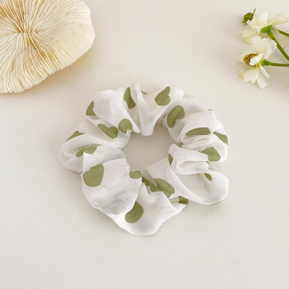 Cotton Floral Scrunchies Rubber Hair Accessories Fashion Elastic Hair Rubber Band
