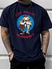 Los Pollos Herunisexos Chicken Cartoon Graphic Unisexs Cotton Crew Neck Tee Short Sleeve Loose Casual Daily Street Male Wear Top