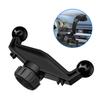 Upgrade Universal 17mm Ball Head Car Holder Adapter Holder Holder Accessory to Connect 2 Mobile Phones
