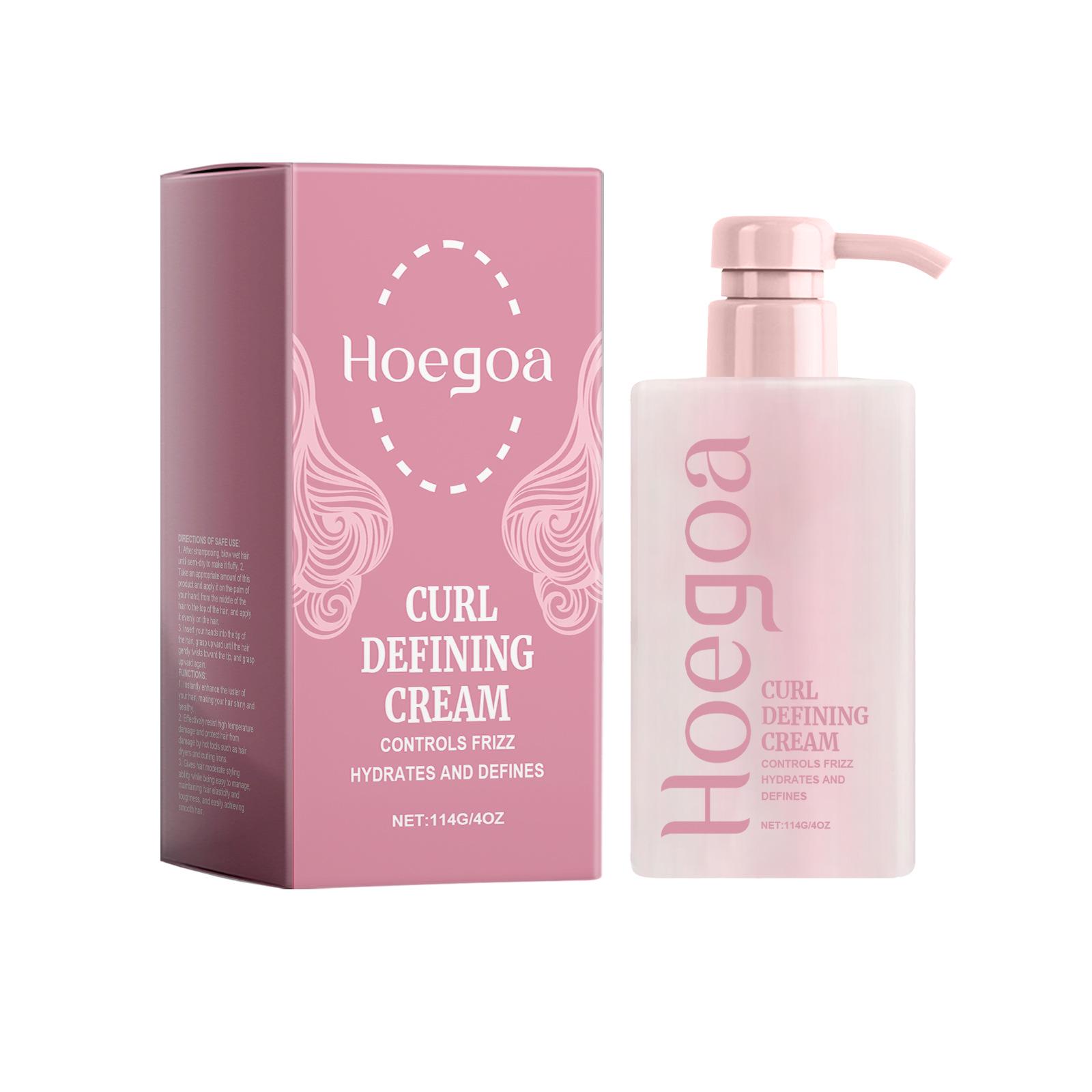 HOEGOA Volumizing Curl & Shine Cream for Bangs