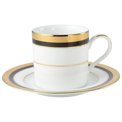 CANION WITS VIENNA BLUE Coffee Cup Saucer Western Tableware Design & (Gift/Home Use/Cafe/Restaurant Etc.) [Canion WITS]
