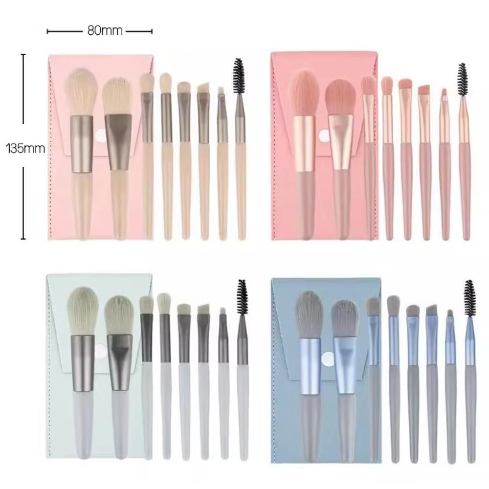 Soft Fluffy Makeup Brushes Set for Cosmetics Foundation Blush Powder Eyeshadow Kabuki Blending Makeup Brush Beauty Tool 8Pcs/Lot