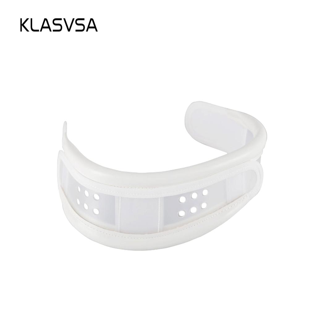 Justerbar Andningsbar nackstöd i plast Brace Rem Massager Cervical Traction Smärtlindring Nacke Avslappning Hälsovård