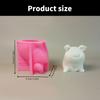 Animal Piggy Silicone Molds for Epoxy Resin Candle Soap Gypsum Decoration Fondant Silicone Molds for Chocolate Candy