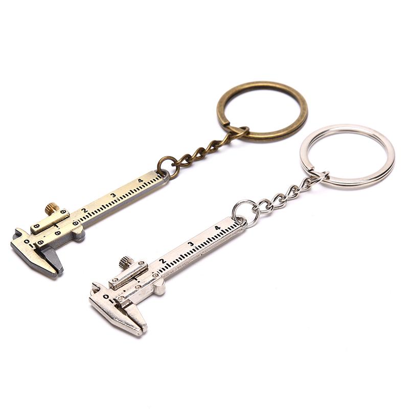Portable 0-4Cm Mini Vernier Calipers Keychain Measuring Gauging Tools Key