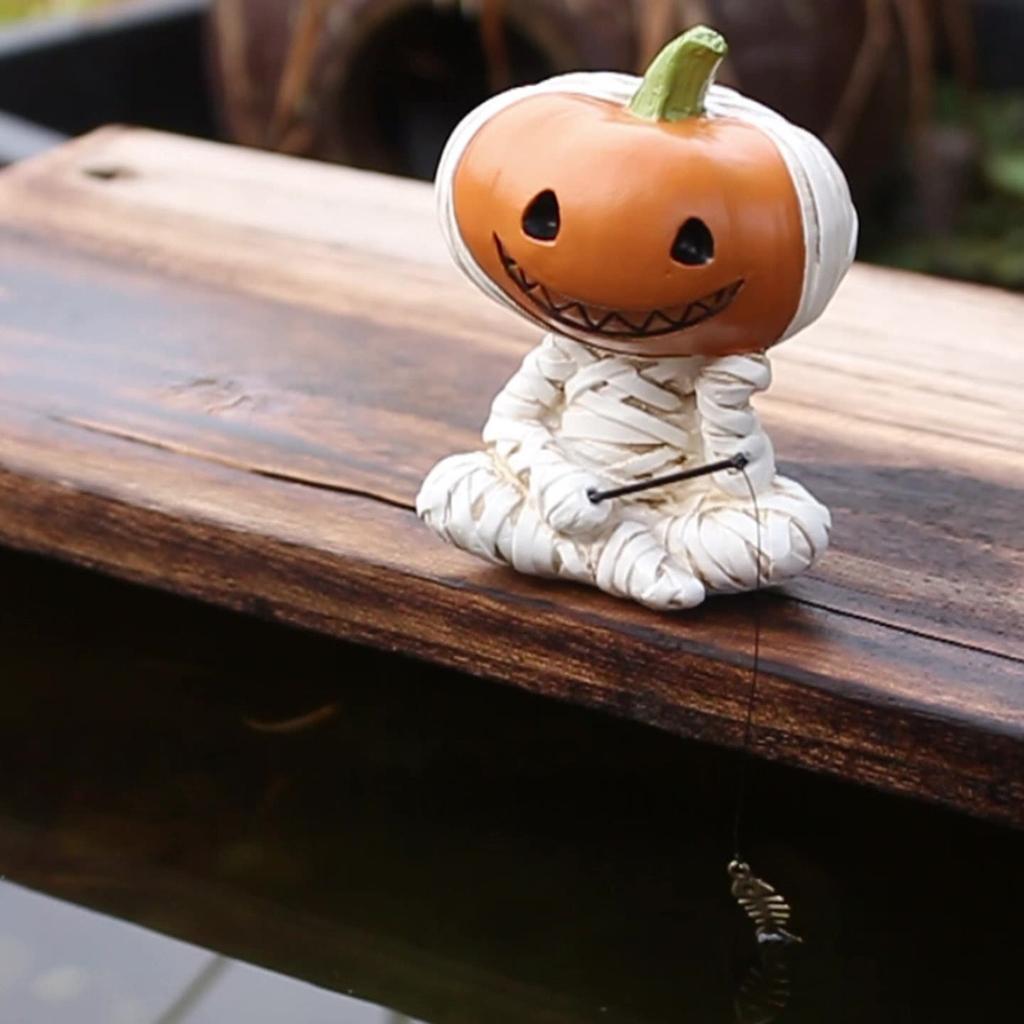 Halloween Bandage Doll Fishing Resin Ornament