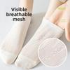 5 Pairs of Women's Summer Super Thin Breathable Mesh Boneless Antibacterial and Deodorant Socks