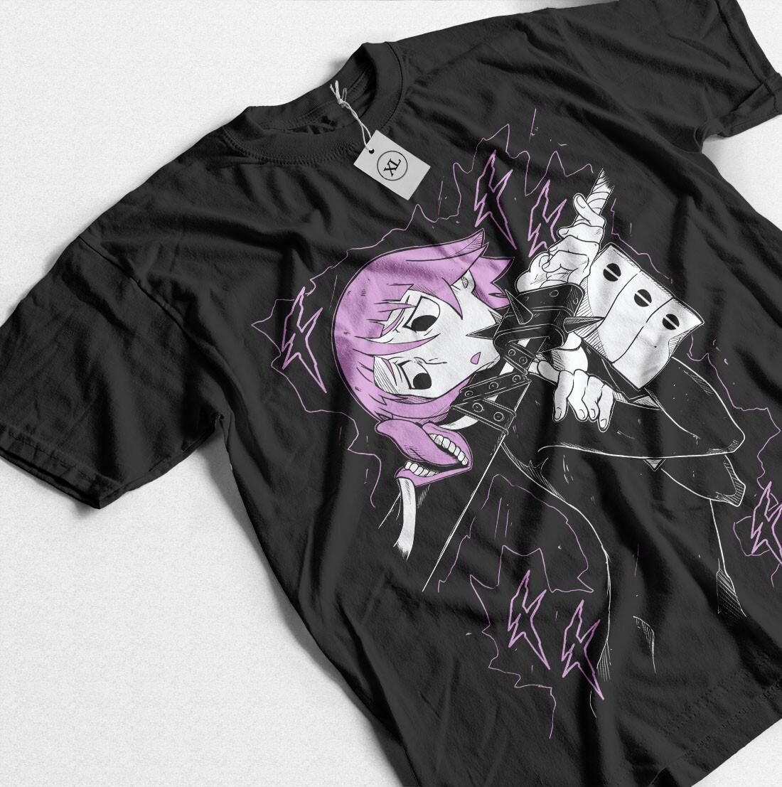 Футболка Soul Eater Крона Фанмейд Аниме Манга Ацуси Окубо Рубашка Синигами XL
