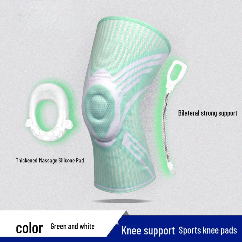 OLOEY Sports Knee Brace with Silicone & Spring Support