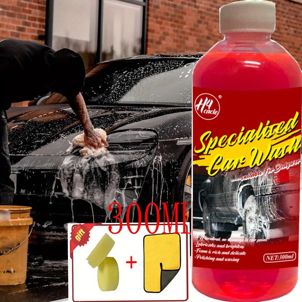 300ml Concentrated Car Wash Liquid Auto Foam Wash Wax Super Foam Automotive Shampoo Vehicle Cleaner for Car Washing Supplies