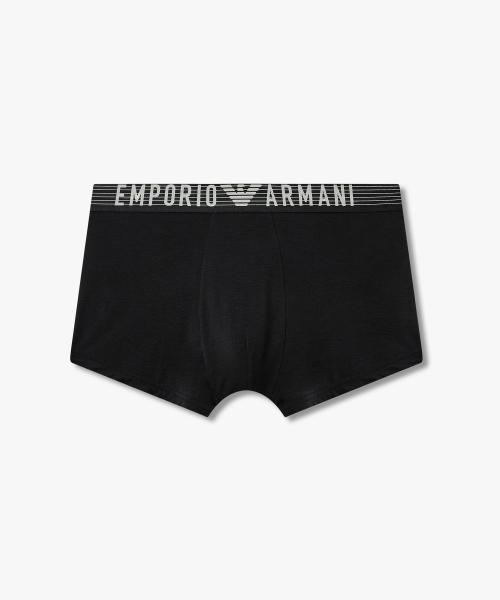 

[Emporio Armani Underwear] Мужские трусы-боксеры в полоску 0816112099 [Доставка из Кореи] 100% Оригинал Black - S
