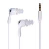 Waterproof Headphones In Ear Style Bone Conduction Headphones with Replace Earplugs for Swimming Running SurfingWhite