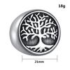 European and American Seal Hand Jewelry Creative Tree of Life Ring Casting Men's Ring