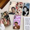 P-Pedro Pascal Actor Phone Case For Samsung S25,S24,S21,S22,S23,S30,Ultra,S20,Plus,Fe,Lite,Note,10,Black Cover