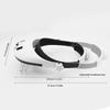 Head-Mounted Magnifier LED Illumination 1.5X/2.5X/3.5X Helmet Style Magnifying Glass Jewelry Watch Maintenance Read Magnifier