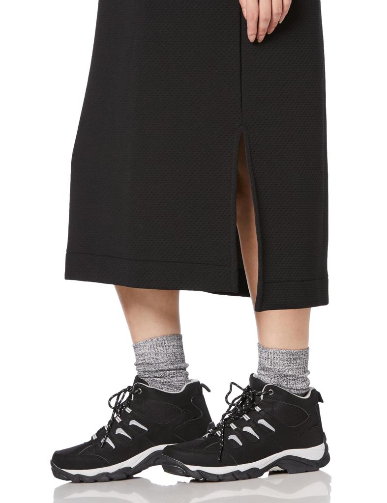 Mizuno Breath Thermo Ripple Quilt and Size B2MCA711 Dress, Moisture-Wicking Heat-Generating, UPF15+, Outdoor, Women's, Black, L,